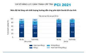 PCI 2021: Đo lường tính năng động trong điều hành kinh tế của các địa phương qua Covid-19 (29/04/2022)